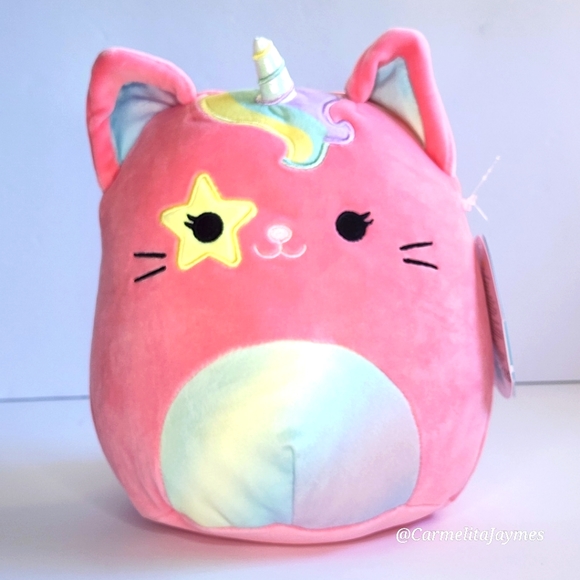 Squishmallows Hanna Paarse Nijlpaard Pluche Knuffel 20 cm